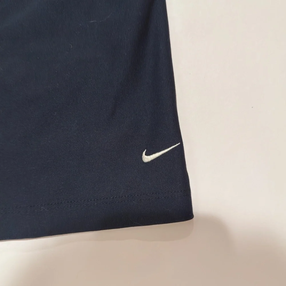 Vintage Nike Gray Tag Women’s 2XL Navy Blue Athletic Tights Leggings - Picture 2 of 7